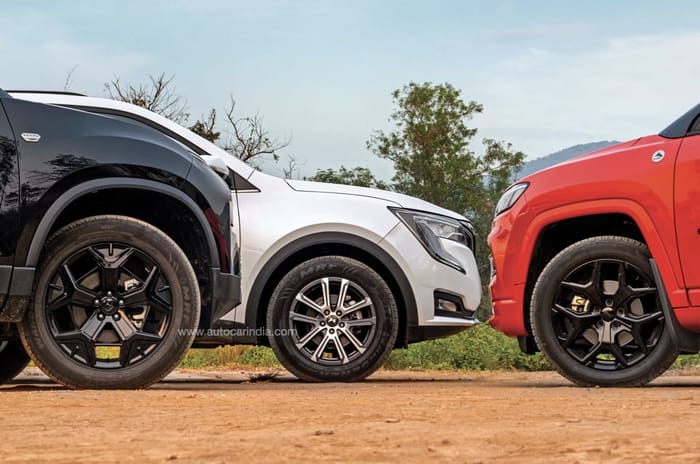 Tata Harrier vs Mahindra XUV700 vs Jeep Compass comparison review